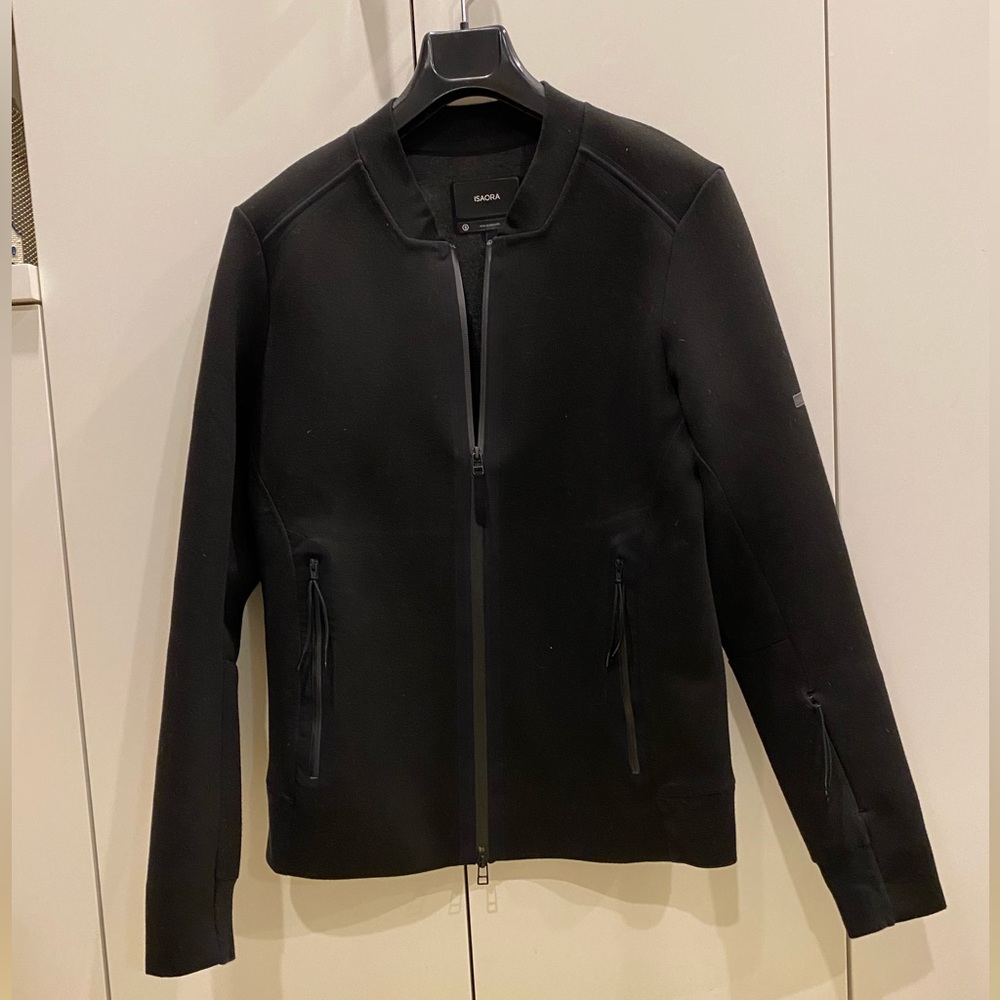 Isaora Men’s Black Zip-up Sweater